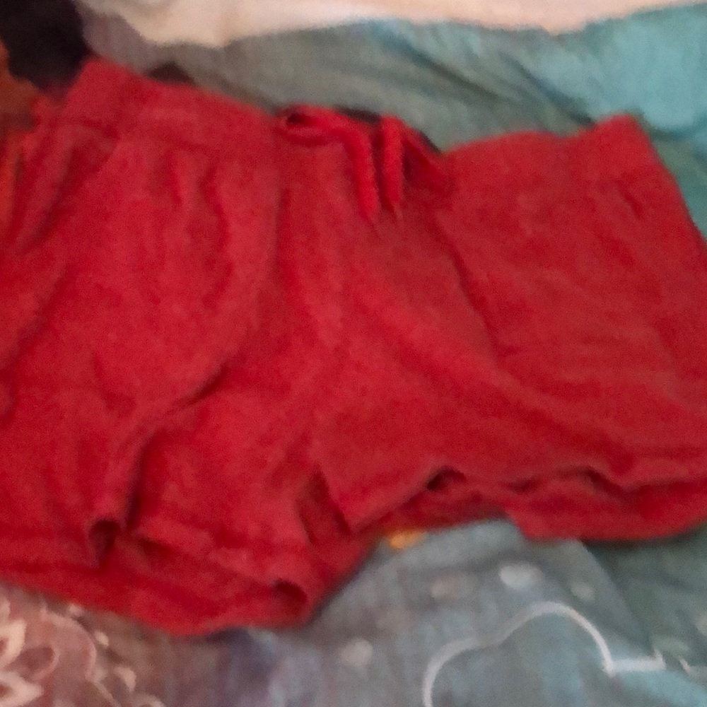 Red shorts